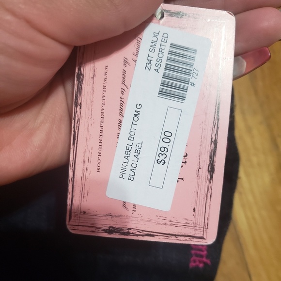 Blac label pink ! Girls 4t capris Jean's - Picture 3 of 6